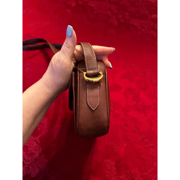 Cartier Bordeaux Leather Crossbody Bag - Picture 3 of 13